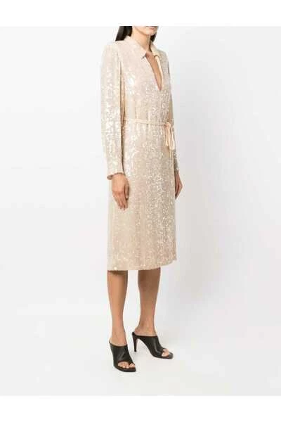 Dries Van Noten Feestjurken Occasion Dresses Beige 6 Dries Van Noten Feestjurken Occasion Dresses Beige - Afbeelding 4
