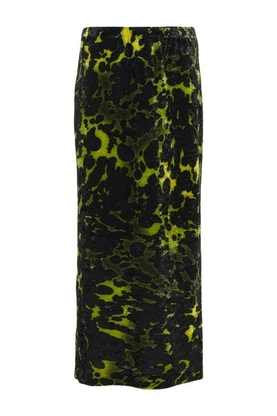 Dries Van Noten Midirokken Midi Skirts Green 4 Dries Van Noten Midirokken Midi Skirts Green - Afbeelding 2
