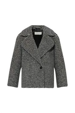 Dries Van Noten Trenchcoats & Mantels Cropped Coat Black -Dries Van Noten Verkoopwinkel cd216d2793bddf1f9ec812190bc4650c