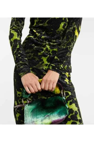Dries Van Noten Midirokken Midi Skirts Green 6 Dries Van Noten Midirokken Midi Skirts Green - Afbeelding 4