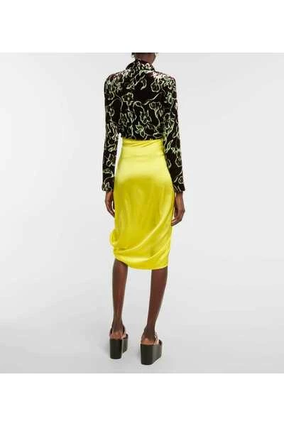 Dries Van Noten Midirokken Midi Skirts Yellow 7 Dries Van Noten Midirokken Midi Skirts Yellow - Afbeelding 5