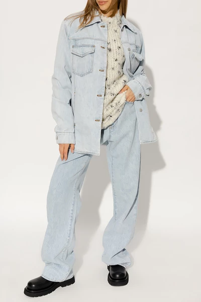 Dries Van Noten Spijkerblouses Denim Shirt Blue 7 Dries Van Noten Spijkerblouses Denim Shirt Blue - Afbeelding 5