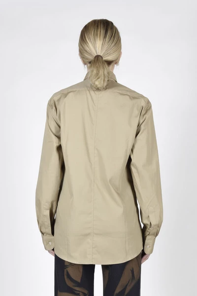 Dries Van Noten Longsleeve Shirts SHIRTS Beige 4 Dries Van Noten Longsleeve Shirts SHIRTS Beige - Afbeelding 2