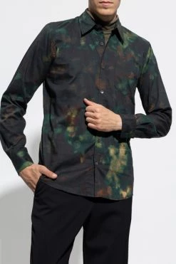 Dries Van Noten Casual Overhemden Cotton Shirt Black -Dries Van Noten Verkoopwinkel d27c7a4511954bd5183bcdbe901c834e
