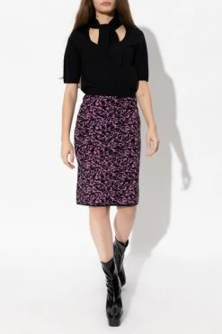Dries Van Noten Midirokken Wool Skirt Pink -Dries Van Noten Verkoopwinkel d2cf4cb862f45d672da917bd218f24ec