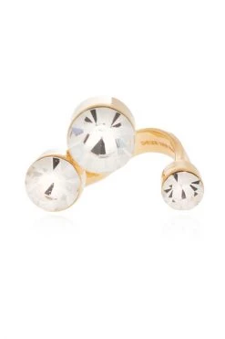 Dries Van Noten Ringen Crystal-embellished Ring Yellow -Dries Van Noten Verkoopwinkel d5ba0bc8e954ec692368a5b71cfde83a