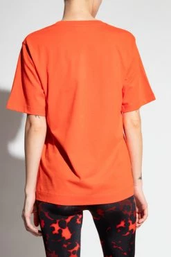 Dries Van Noten T-shirts Cotton T-shirt Orange -Dries Van Noten Verkoopwinkel dcbb783ac37d24e4da6bd94587b1b323