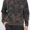 Dries Van Noten Hoodies & Sweatvesten Sweatshirt With Floral Motif Green -Dries Van Noten Verkoopwinkel defdeab04d596095a3b07b0d124c39a9