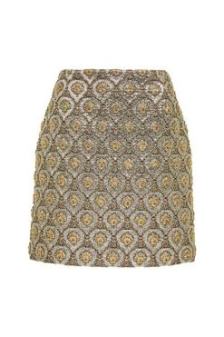 Dries Van Noten Korte Rokken Short Skirts Yellow
