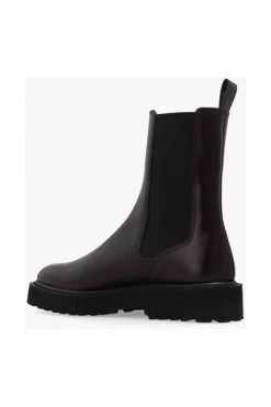 Dries Van Noten Enkellaarsjes Leather Ankle Boots Red -Dries Van Noten Verkoopwinkel e69079012a255fe09fff64c90704e77e