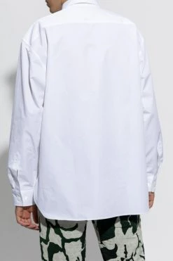 Dries Van Noten Zakelijke Overhemden Loose-fitting Shirt White