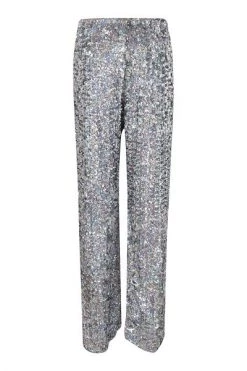 Dries Van Noten Pantalons Straight Trousers Gray