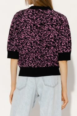 Dries Van Noten Blouses Patterned Top Purple -Dries Van Noten Verkoopwinkel e86af329fcba601eb845374995094bb2