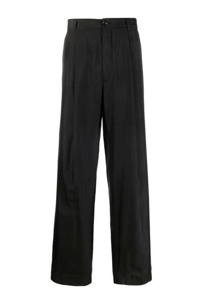Dries Van Noten Broeken Wide Trousers Black 3 Dries Van Noten Broeken Wide Trousers Black