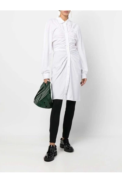 Dries Van Noten Casual Jurken Midi Dresses White 6 Dries Van Noten Casual Jurken Midi Dresses White - Afbeelding 4