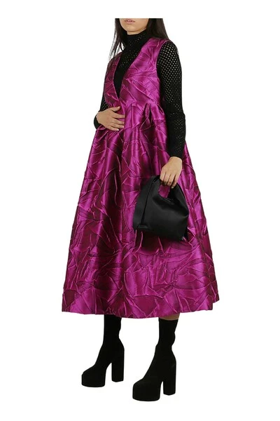 Dries Van Noten Casual Jurken Midi Dresses Purple 4 Dries Van Noten Casual Jurken Midi Dresses Purple - Afbeelding 2