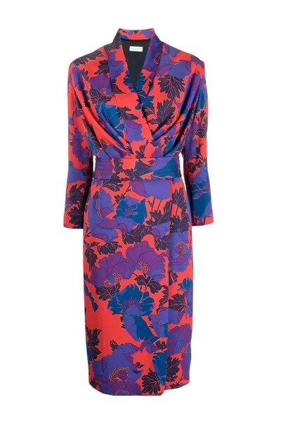 Dries Van Noten Maxi Jurken Maxi Dresses Red 4 Dries Van Noten Maxi Jurken Maxi Dresses Red - Afbeelding 2