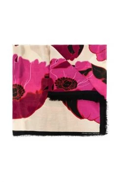 Dries Van Noten Sjaals Floral Scarf Pink