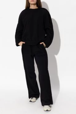 Dries Van Noten Cotton Sweatpants Black -Dries Van Noten Verkoopwinkel f6493afda1adc11ba5e18b89aa4cd901