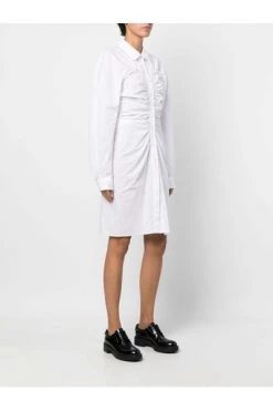 Dries Van Noten Casual Jurken Midi Dresses White