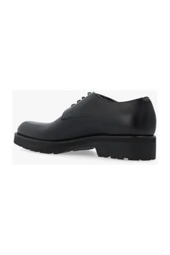 Dries Van Noten Nette Schoenen Leather Derby Shoes Black -Dries Van Noten Verkoopwinkel f7eb60919a942bb49f12342159c03280