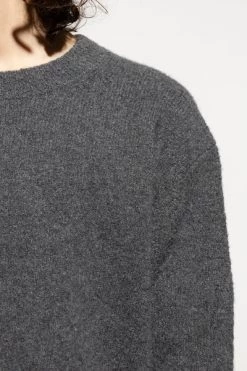 Dries Van Noten Truien & Vesten Round Neck Sweatshirt Gray