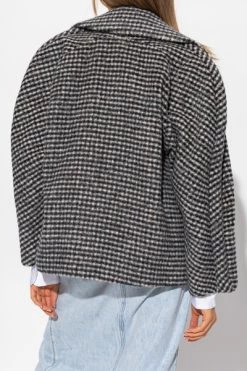 Dries Van Noten Trenchcoats & Mantels Cropped Coat Black -Dries Van Noten Verkoopwinkel fa3ab739425cd75590ff8ff4418833d2