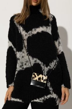 Dries Van Noten Portefeuilles Strapped Wallet Black