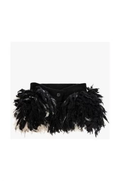 Dries Van Noten Sjaals Buttoned Scarf Black -Dries Van Noten Verkoopwinkel fa9a2ef745d00ef40eea366208a8ce03