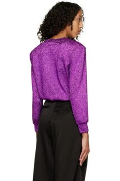 Dries Van Noten Blouses Purple -Dries Van Noten Verkoopwinkel fce65ff58f115c32b632da3c9611b0cc